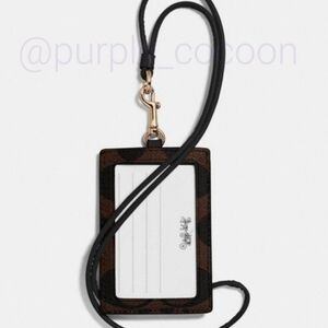 Unisex Coach Lanyard